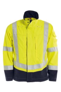 Flame Retardant Jacket, Color: 94 yellow/navy